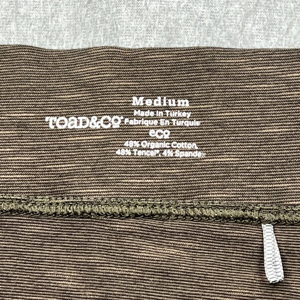 Toad&Co Oblique Skirt Womens Medium Brown Heathered Asymmetrical A-Line Stretch